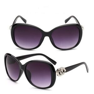 Hot Brand Star Design Pure Black Sunglasses